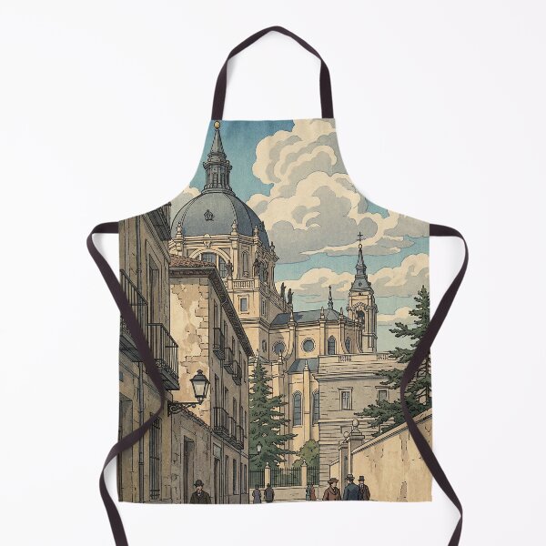 Item preview, Almudena Cathedral Japanese Woodblock Print designed and sold by Takeda-art.
