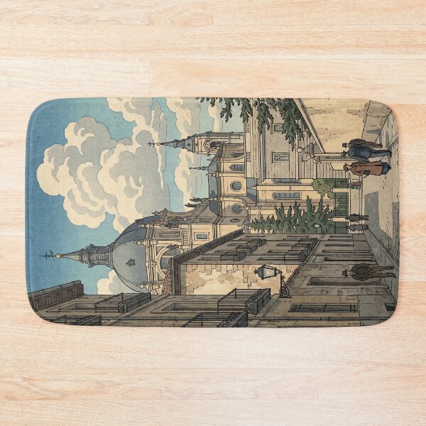 Item preview, Almudena Cathedral Japanese Woodblock Print designed and sold by Takeda-art.