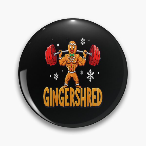 Item preview, Christmas Gingershred Gym Bodybuilding Funny  designed and sold by JEFDodsonArt.