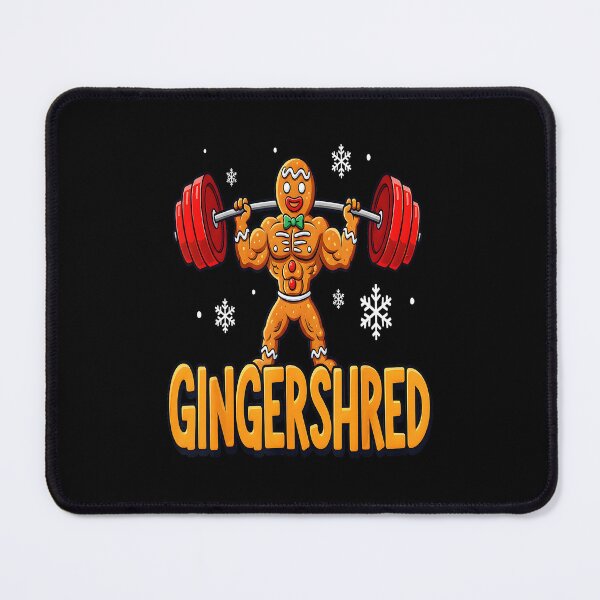Item preview, Christmas Gingershred Gym Bodybuilding Funny designed and sold by JEFDodsonArt.