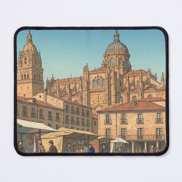 Item preview, The New Cathedral of Salamanca Japanese Woodblock Print designed and sold by Takeda-art.