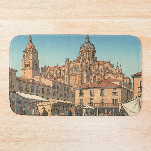 Item preview, The New Cathedral of Salamanca Japanese Woodblock Print designed and sold by Takeda-art.