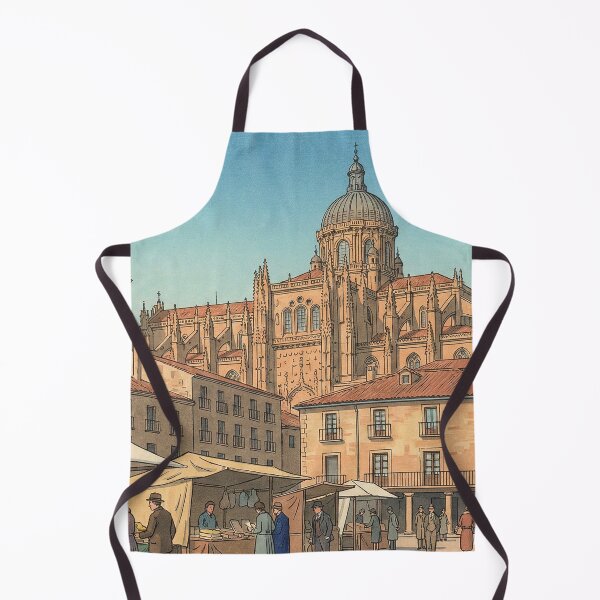 Item preview, The New Cathedral of Salamanca Japanese Woodblock Print designed and sold by Takeda-art.
