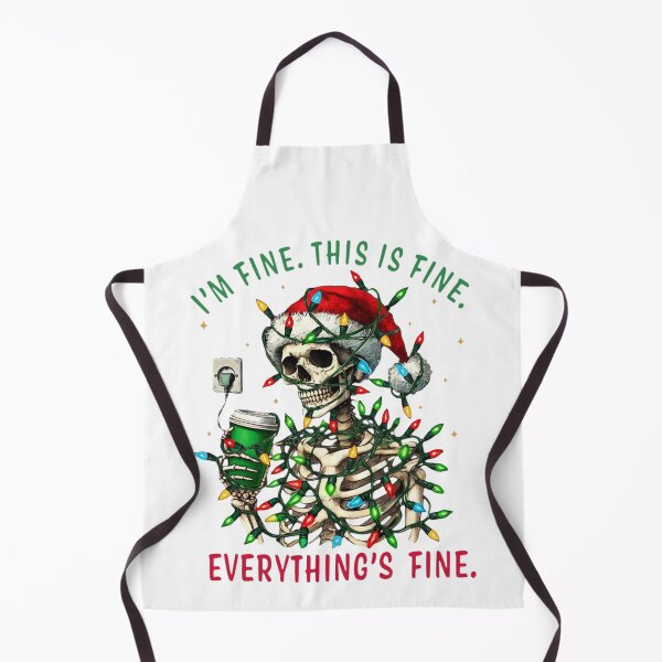 Item preview, Skeleton I'm Fine Meme Tangled Christmas Lights designed and sold by LiXiCGifts.