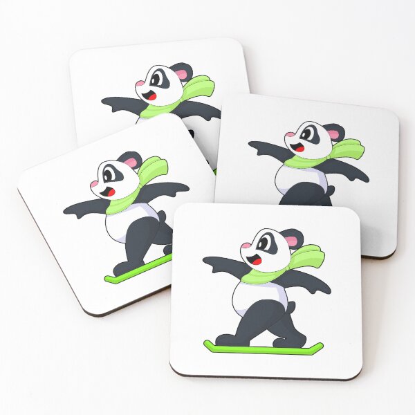 Item preview, Panda Snowboarder Snowboard Winter sports designed and sold by Snabdesign84.