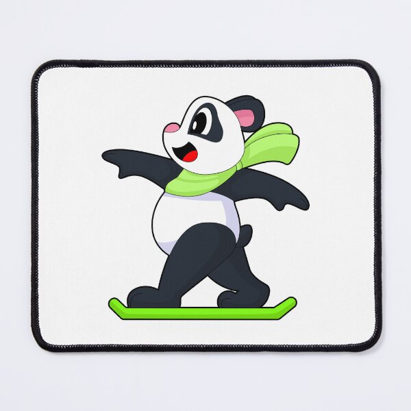 Item preview, Panda Snowboarder Snowboard designed and sold by Snabdesign84.
