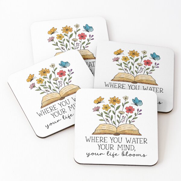 Item preview, Where you water your mind, your life blooms designed and sold by CloudyPress.