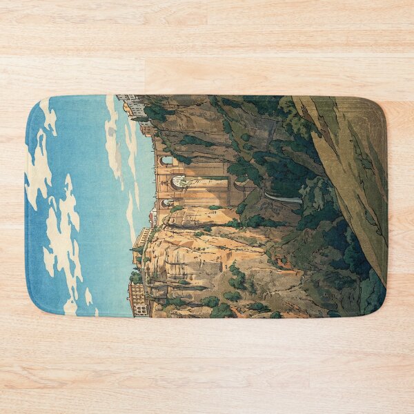 Item preview, Puente Nuevo bridge at Ronda Japanese Woodblock Print designed and sold by Takeda-art.