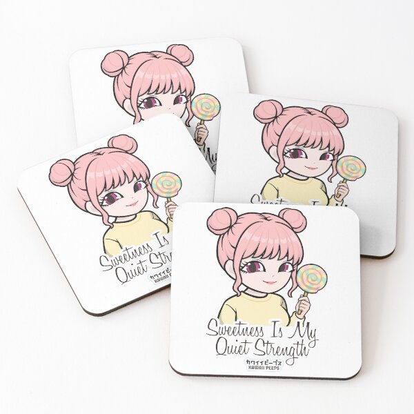 Item preview, Pastel Power Crew Sweetness Is My Quiet Strength Kawaii Pastel Aesthetic Girl Design designed and sold by P-L-Sardines.