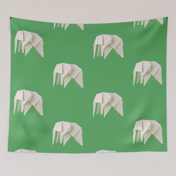Item preview, Gentle Origami Elephant designed and sold by TheWonkyEaselCo.