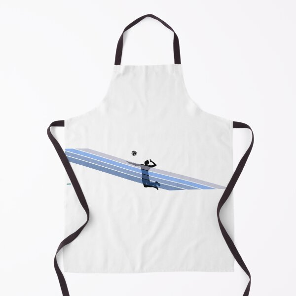Item preview, Men's volleyball casual shirt in blue, smashing the volleyball. designed and sold by SlanTee.