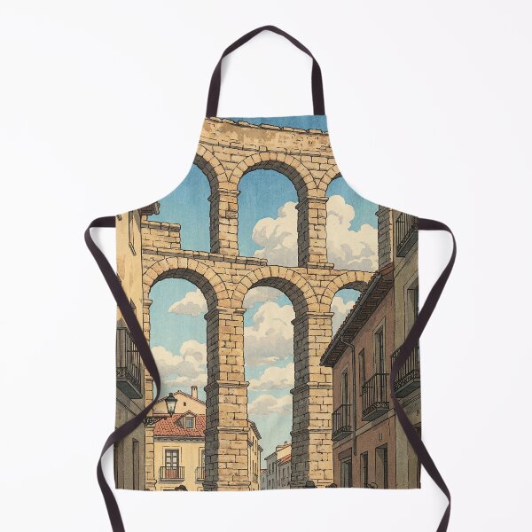 Item preview, Aqueduct of Segovia Japanese Woodblock Print designed and sold by Takeda-art.