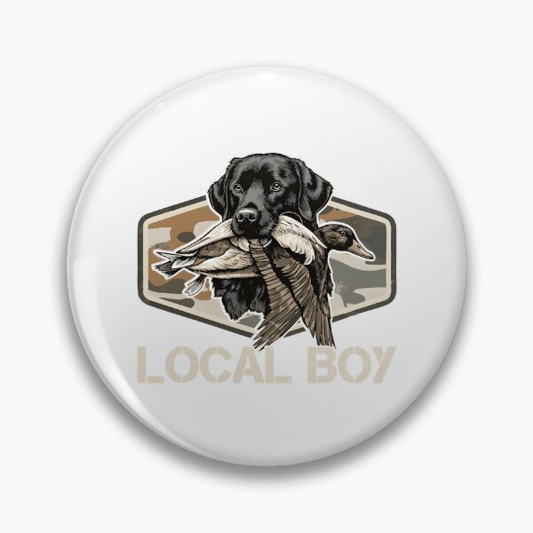Item preview, Camo Southern Local Boy Duck Retriever Scene designed and sold by barrycantre11.