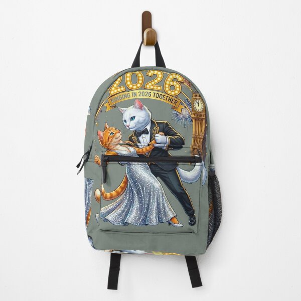 Item preview, New Year's Eve Cat Couple Dancing | Romantic 2026 Celebration designed and sold by E-SarnEdge.