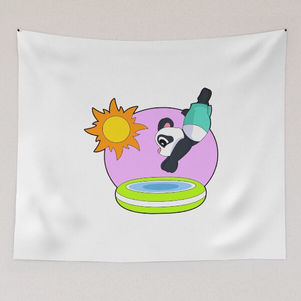 Item preview, Panda Swimming Swimming pool Summer designed and sold by Snabdesign84.