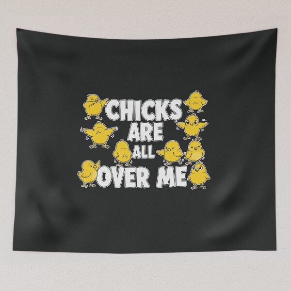 Item preview, Funny Chicks Are All Over Me Easter Chicken Cute Egg Hunt Costume  designed and sold by alenaz.