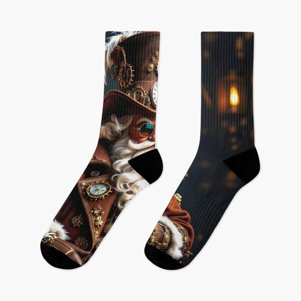 Item preview, Steampunk Christmas Jolly Santa Claus designed and sold by Sharon Schwalbe.