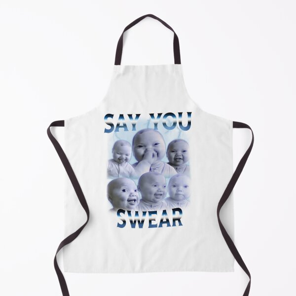 Item preview, Say You Swear Funny AI Baby Expression  designed and sold by kienoy.