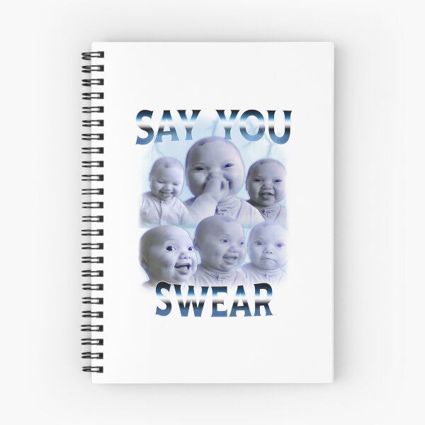 Item preview, Say You Swear Funny AI Baby Expression  designed and sold by kienoy.