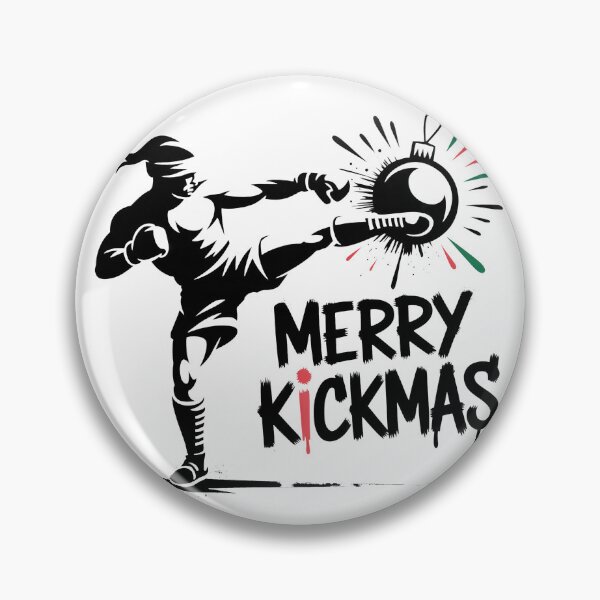 Item preview, Kickmas – Urban Fight Christmas Graffiti Design designed and sold by WSPrintCrafter.