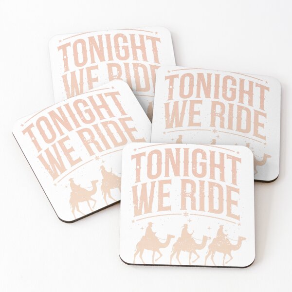 Item preview, Tonight We Ride Retro Three Kings Christmas Silhouette designed and sold by kienoy.