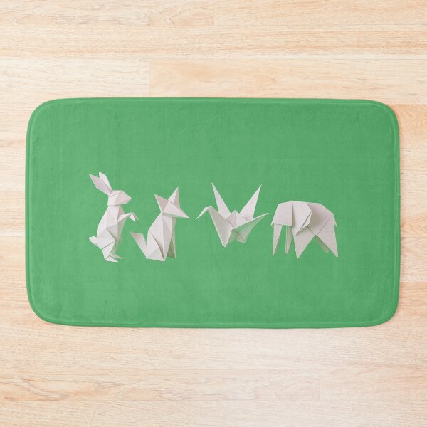 Item preview, Minimalist Origami Zoo Line-Up – Rabbit, Fox, Crane & Elephant designed and sold by TheWonkyEaselCo.