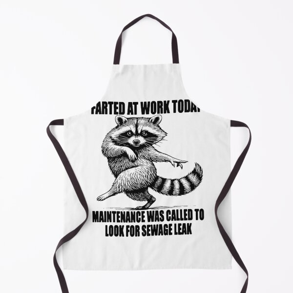 Item preview, Raccoon Farted At Work Today Funny Maintenance designed and sold by nojany.