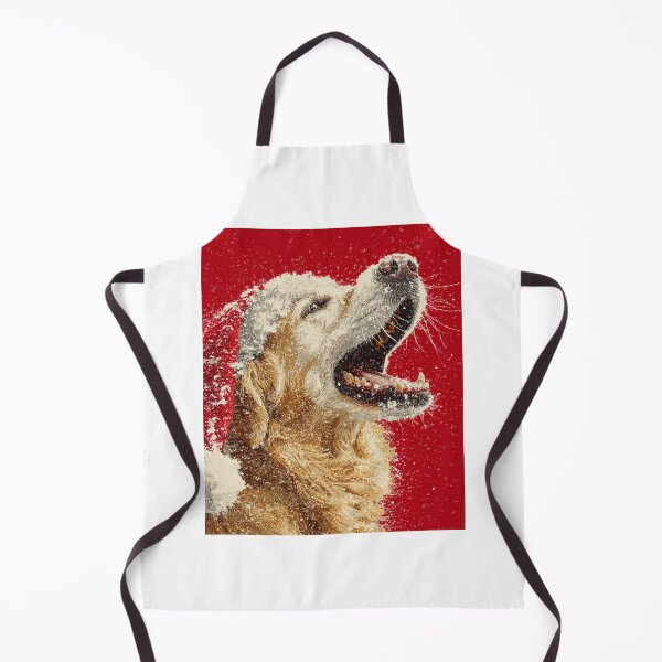 Item preview, Pop Art Christmas Golden Retriever Joyful Sparkling Portrait designed and sold by nojany.