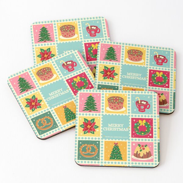 Item preview, Merry Christmas (Terms and conditions apply) - Retro Christmas Design designed and sold by GaggleOfGhosts.
