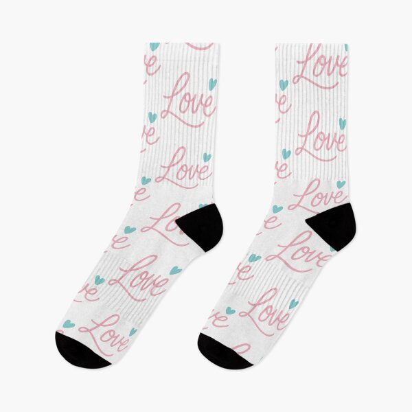 Artikelvorschau, Alle verschenken es: Mädchenhafte Kissen & Polster | Handgeschriebener Aufkleber „Liebe Pastell“ | Rosa entworfen und verkauft von ColorNestStudio.