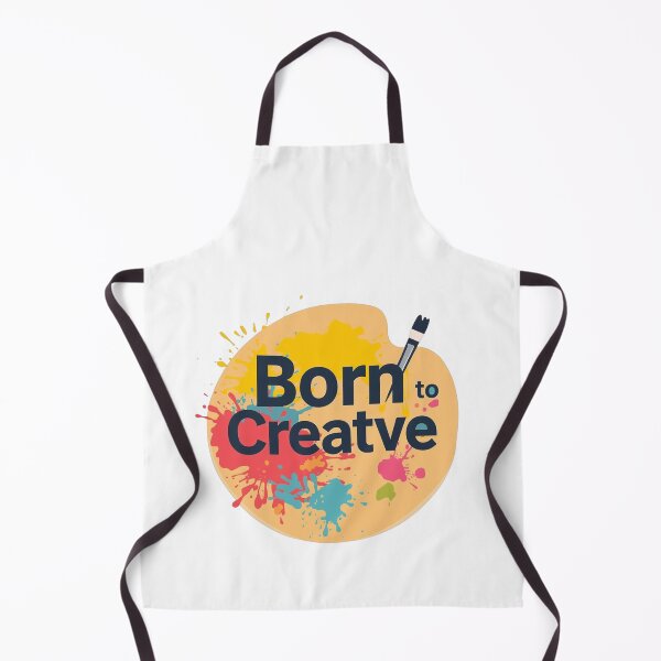 Item preview, Born to Be Creative – Colorful Artist Palette Design designed and sold by Kavya Art.