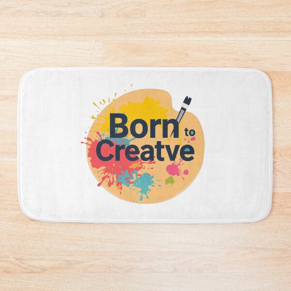 Item preview, Born to Be Creative – Colorful Artist Palette Design designed and sold by Kavya Art.