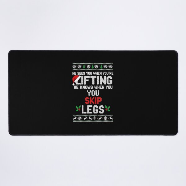 Item preview, Christmas He Sees You When Youre Lifting He Knows When You designed and sold by JEFDodsonArt.