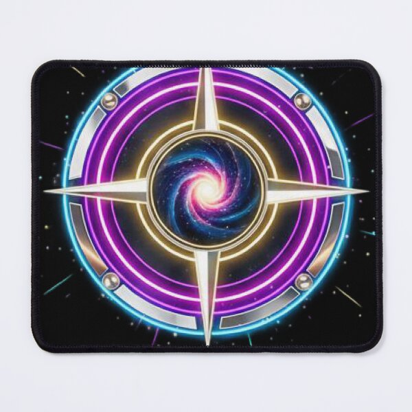 Item preview, Cosmic Explorer Emblem – Vibrant Sci-Fi Navigation Design designed and sold by Nuve-ra.