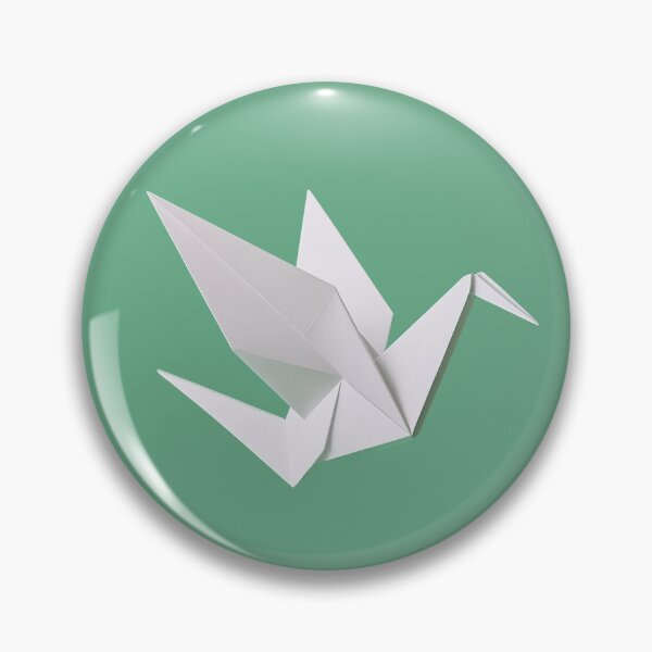 Item preview, Elegant Origami Crane in Flight designed and sold by TheWonkyEaselCo.