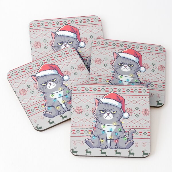 Item preview, Christmas Grumpy Cat designed and sold by BKDIGITALSHOP.