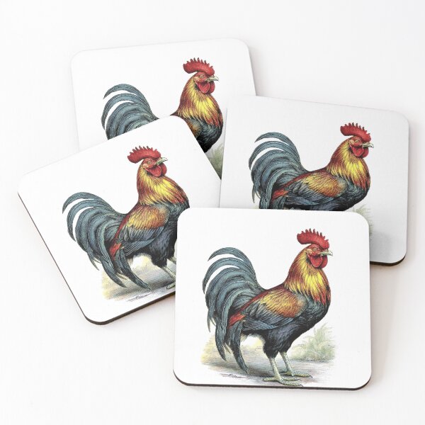 Item preview, Feathered King - Rooster Designs designed and sold by RockitBaby.
