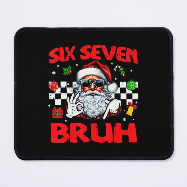 Item preview, Christmas Santa Six Seven Bruh 67 Meme  designed and sold by JEFDodsonArt.