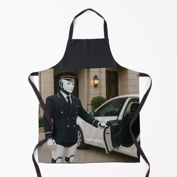 Item preview, “Robot Doorman – Future‑Ready Valet Service” designed and sold by TheWonkyEaselCo.
