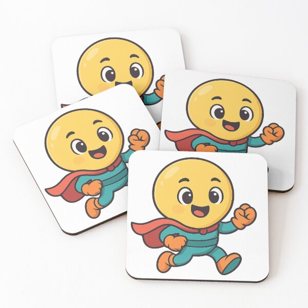 Item preview, Super Emoji Hero – Cute Superhero Character designed and sold by the-dovlat.