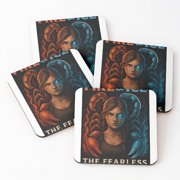 Item preview, Fire & Ice – Fearless Balance Warrior designed and sold by the-dovlat.