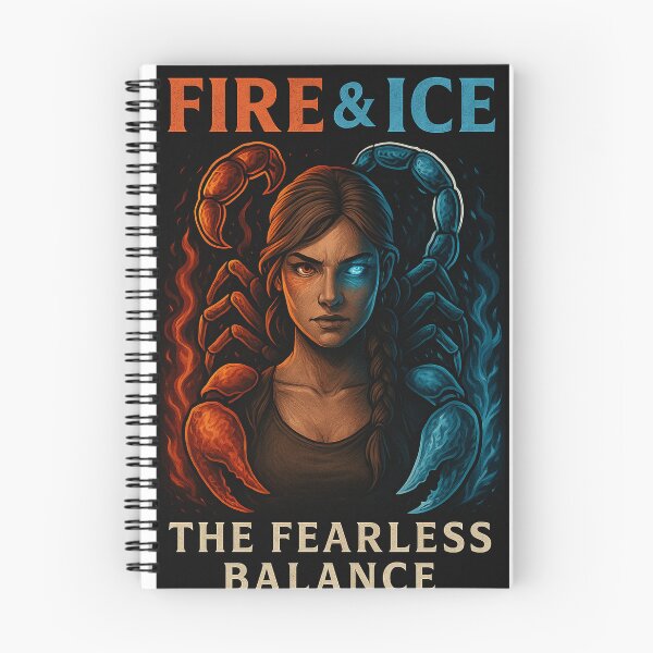 Item preview, Fire & Ice – Fearless Balance Warrior designed and sold by the-dovlat.