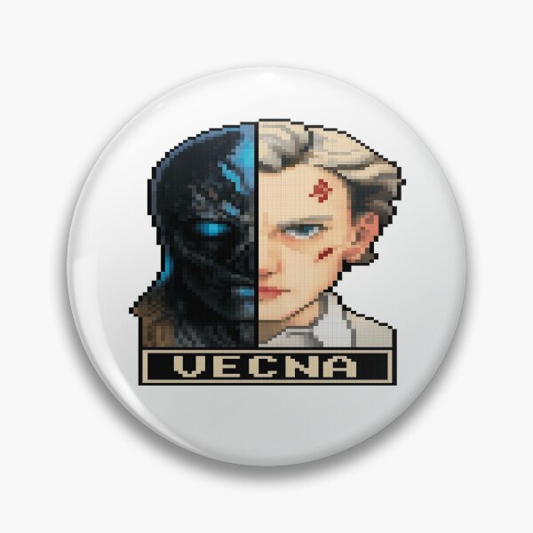 Artikelvorschau, Vecna Split Reality – Stranger Things Pixel Art Horror Sticker Two Faces of Darkness – Vecna Pixel Art Sticker entworfen und verkauft von Gurjeetpixelart.