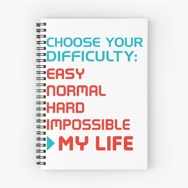 Item preview, Choose Your Difficulty – My Life Mode designed and sold by the-dovlat.
