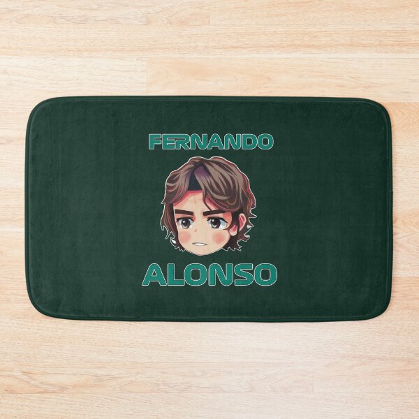 Item preview, F1 driver Fernando Alonso illustration in Chibi anime style designed and sold by PoleToWin.