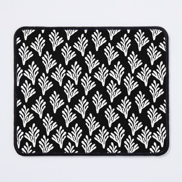 Item preview, Black and White Organic Floral Seamless Repeat designed and sold by Sharon Schwalbe.