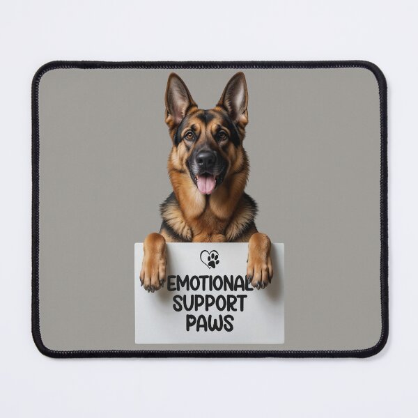 Item preview, Cute German Shepherd - Emotional Support Paws designed and sold by SolaoLab.