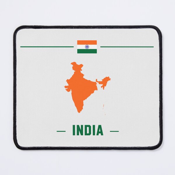 Item preview, India United – Tricolor Flag & Map Fusion designed and sold by mashmosh.