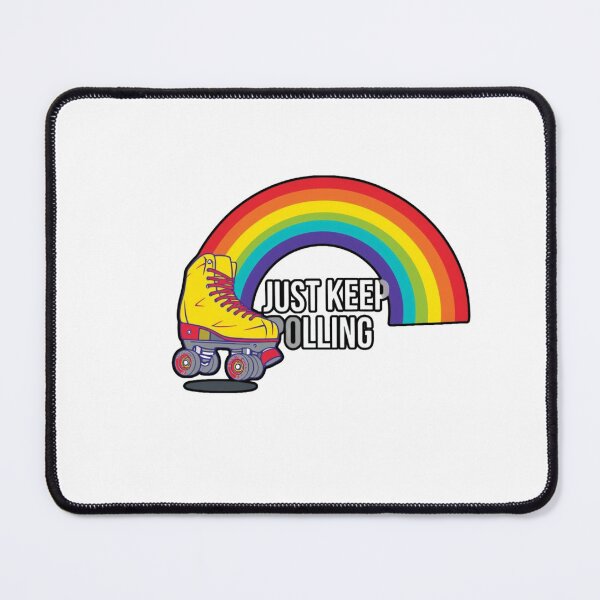 Item preview, Roller Skate Rainbow - Just Keep Rolling designed and sold by Kavya Art.