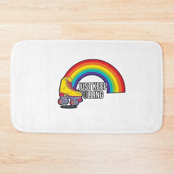 Item preview, Roller Skate Rainbow - Just Keep Rolling designed and sold by Kavya Art.